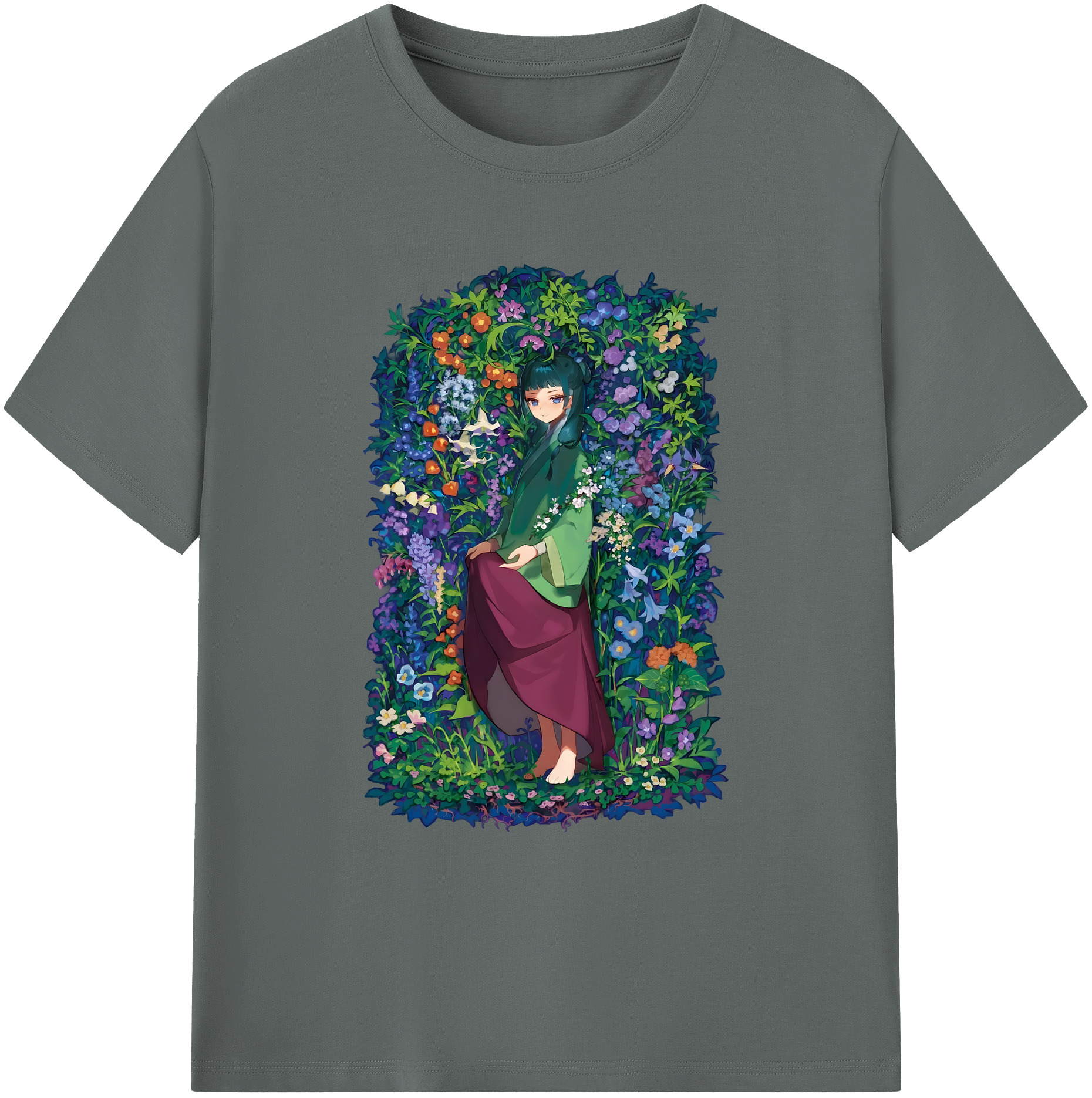 （画像用） 薬屋のひとりごと The Apothecary Diaries 綿100％ メンズ半袖Tシャツ｜肌触りやわらか＆通気性